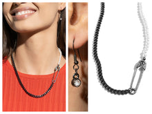 Load image into Gallery viewer, Paparazzi ♥ Safety Pin Style - Black ♥ N2293