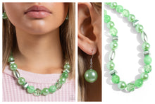 Load image into Gallery viewer, Paparazzi ♥ Plentiful Pearls - Green ♥ N2298