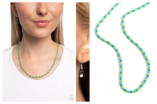 Paparazzi ♥ Beaded Belonging - Green ♥ N2302