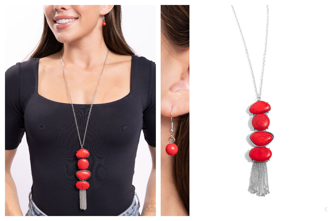 Paparazzi ♥ Hidden Lagoon - Red ♥ N2304