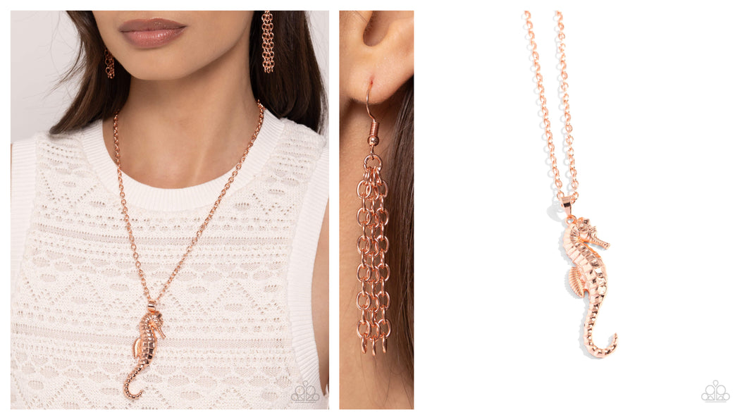 Paparazzi ♥ Sparkling Seahorse - Copper ♥ N2306