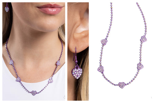 Paparazzi ♥ Homecoming Hearts - Purple ♥ N2317