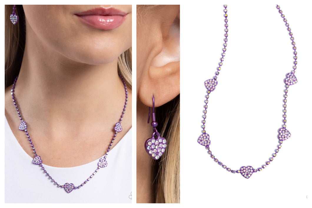 Paparazzi ♥ Homecoming Hearts - Purple ♥ N2317