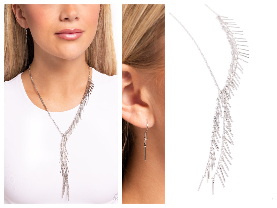 Paparazzi ♥ Linear Leap - Silver ♥ N2330