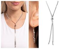 Load image into Gallery viewer, Paparazzi ♥ Corporate Cascade - Silver ♥ N2331