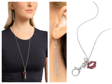Load image into Gallery viewer, Paparazzi ♥ Read My Lips! - Red ♥ Lanyard N2333