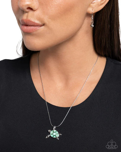 Paparazzi ♥ Sea Turtle Statement - Green ♥ N2342