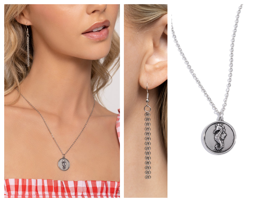 Paparazzi ♥ Seahorse Solo - Silver ♥ N2374