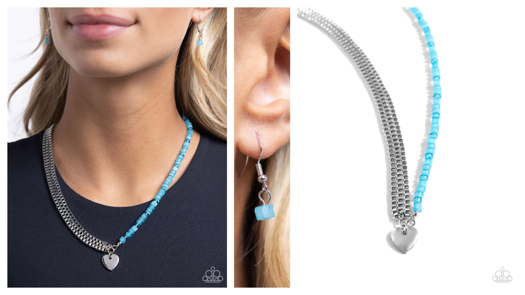 Paparazzi ♥ Squared Sweetheart - Blue ♥ N2383