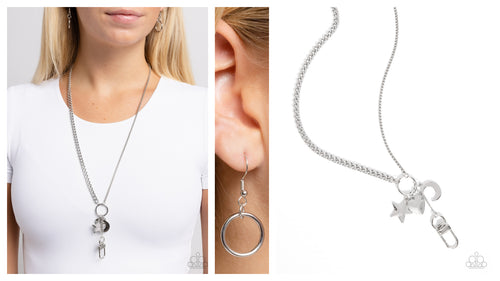 Paparazzi ♥ Lanyard Legacy - Silver ♥ Lanyard N2399