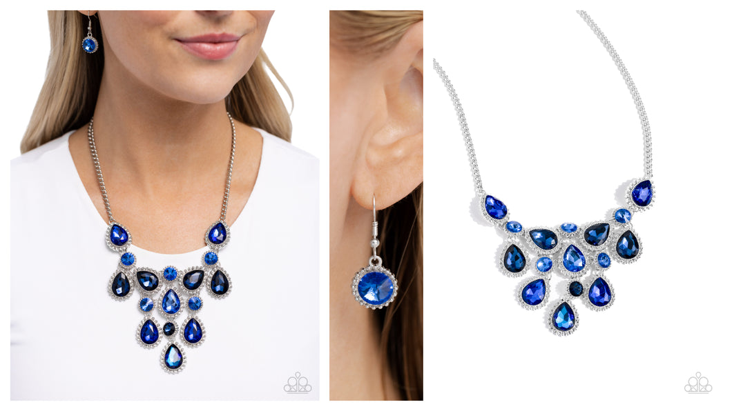 Paparazzi ♥ Dripping in Dazzle - Blue ♥ N2415