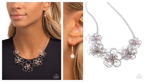 Paparazzi ♥ Wiry Wallflowers - Pink ♥ N2421