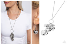 Load image into Gallery viewer, Paparazzi ♥ Heart Haul - Silver ♥ N2439