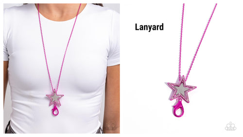 Paparazzi ♥ Stellar Search - Pink ♥ Lanyard N2479