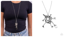 Load image into Gallery viewer, Paparazzi ♥ Key Ring - Silver  ♥ Lanyard N2518