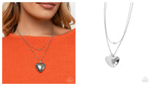 Load image into Gallery viewer, Paparazzi ♥ Halting Hearts - Silver ♥ N2528