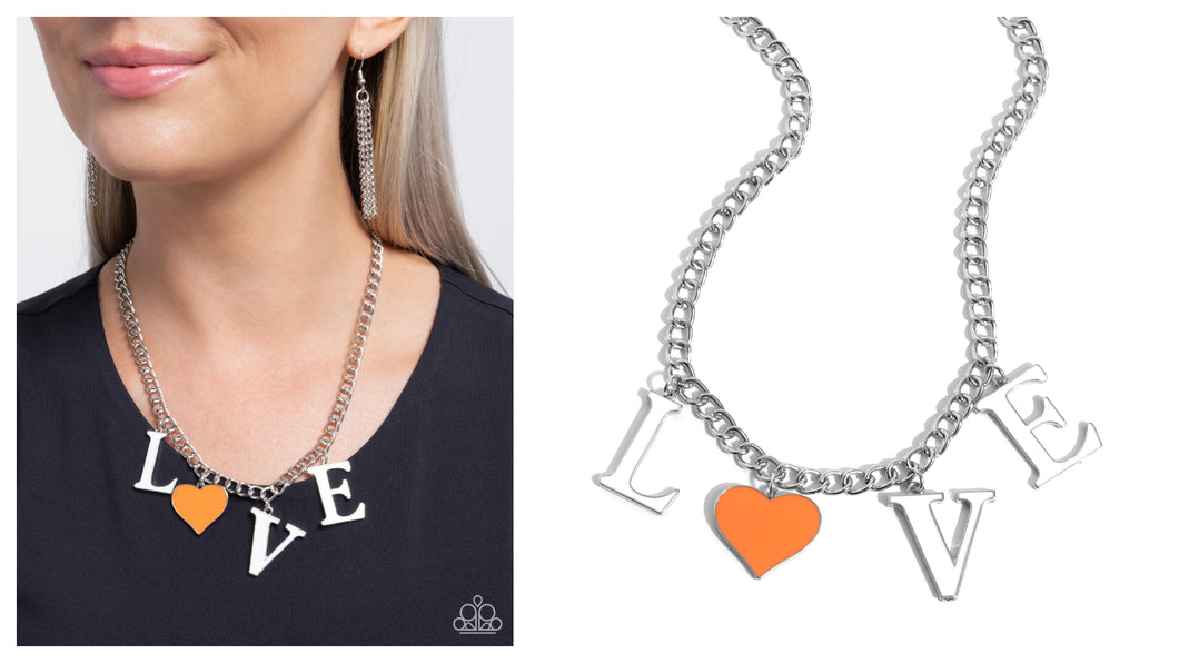 Paparazzi ♥ Lovely Lineup - Orange ♥ N2575