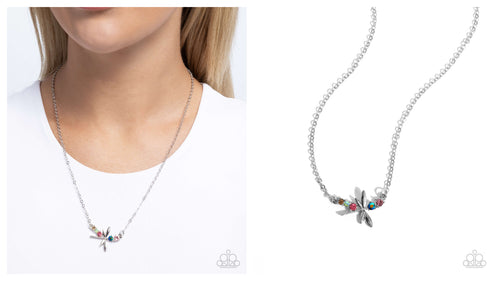 Paparazzi ♥ Dragonfly Deed - Necklace ♥ N2578