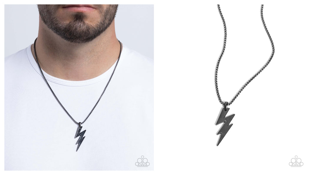 Paparazzi ♥ Electric Encore - Black ♥ Mens N2596