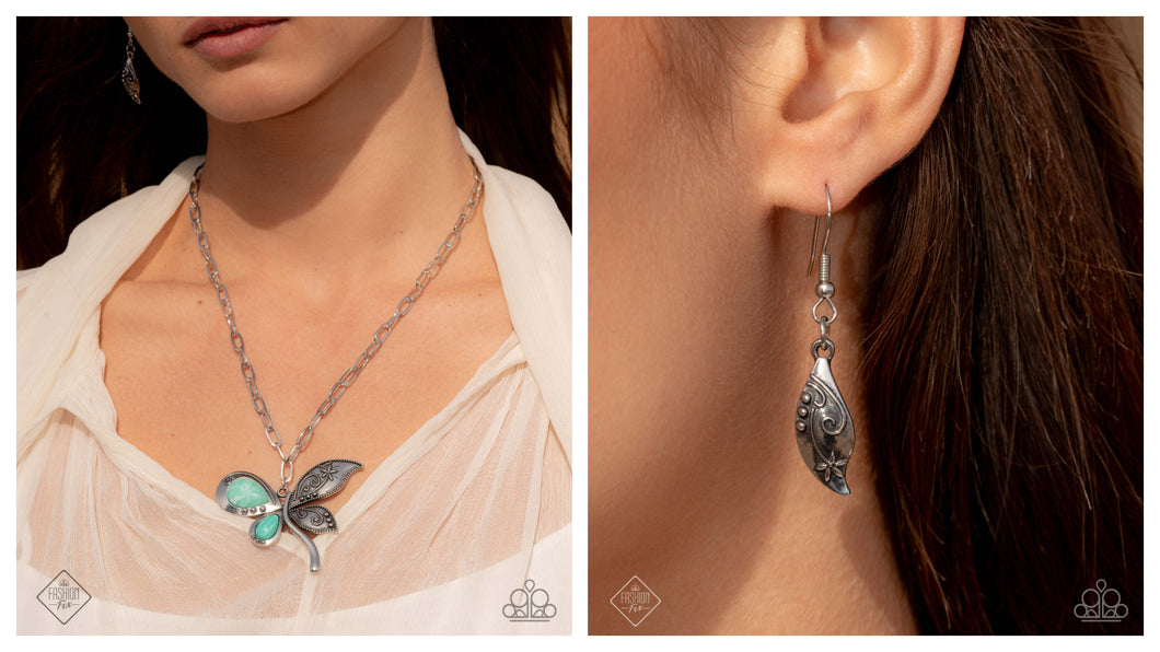 Paparazzi ♥ Moderate Merriment - Green Fashion Fix ♥ N2608