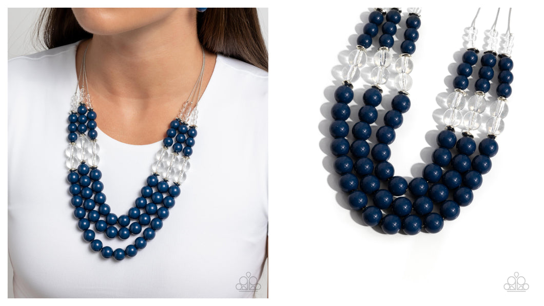 Paparazzi ♥ Speckled Statement - Blue ♥ N2624