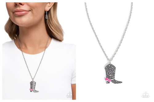 Paparazzi ♥ Blazing Boot - Pink ♥ N2662