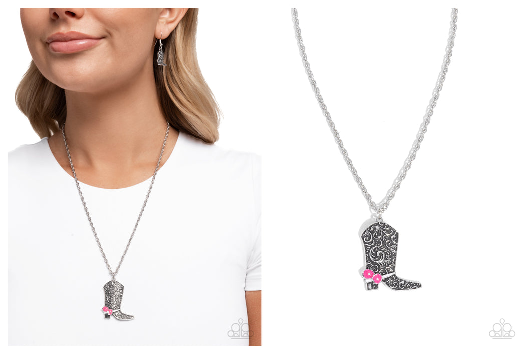 Paparazzi ♥ Blazing Boot - Pink ♥ N2662