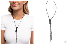 Load image into Gallery viewer, Paparazzi ♥ Zipper Zeal - Black ♥ N2668