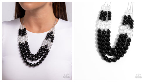 Paparazzi ♥ Speckled Statement - Black ♥ N2682