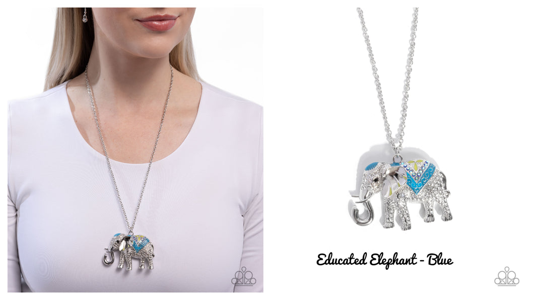 Paparazzi ♥ Educated Elephant - Blue ♥ N2683