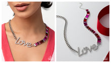 Load image into Gallery viewer, Paparazzi ♥ Lovely Heart Necklace &amp; Earring Set - White/Multi ♥ S224