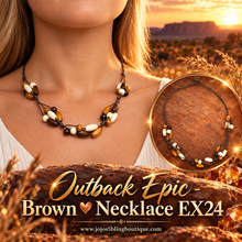 Load image into Gallery viewer, Paparazzi ♥ Outback Epic - Brown ♥ Necklace EX24