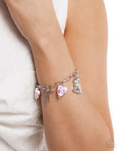 Load image into Gallery viewer, Paparazzi ♥ Painted Poetry Necklace &amp; Painted Proficiency Bracelet - Purple ♥ S211