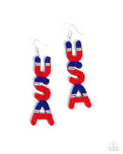 Load image into Gallery viewer, Paparazzi ♥ Pampered Patriot - Earrings ♥ E1953