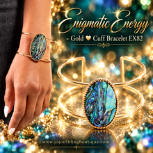 Load image into Gallery viewer, Paparazzi ♥ Enigmatic Energy - Gold ♥ Cuff Bracelet EX82