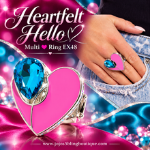 Load image into Gallery viewer, Paparazzi ♥ Heartfelt Hello - Multi ♥ Ring EX48