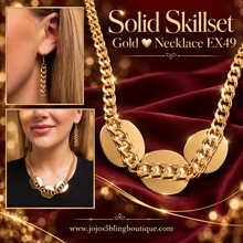 Load image into Gallery viewer, Paparazzi ♥ Solid Skillset - Gold ♥ Necklace EX49