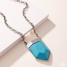 Load image into Gallery viewer, Paparazzi ♥ Pendant Passage - Blue ♥ N2577