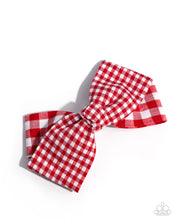 Load image into Gallery viewer, Paparazzi ♥ Picnic Pattern - Red ♥ Hair Clip C73