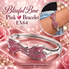 Load image into Gallery viewer, Paparazzi ♥ Blissful Bow - Pink ♥ Bracelet EX64