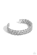 Load image into Gallery viewer, Paparazzi ♥ Pit Crew - Silver ♥ Mens Bracelet B923