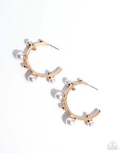 Load image into Gallery viewer, Paparazzi ♥ Poetic Pearls - Gold ♥ Post E2298