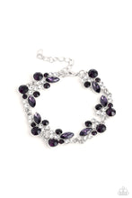 Load image into Gallery viewer, Paparazzi ♥ Poolside Perfection Bracelet &amp; Swimming in Sparkles Necklace ♥ Purple Set S91