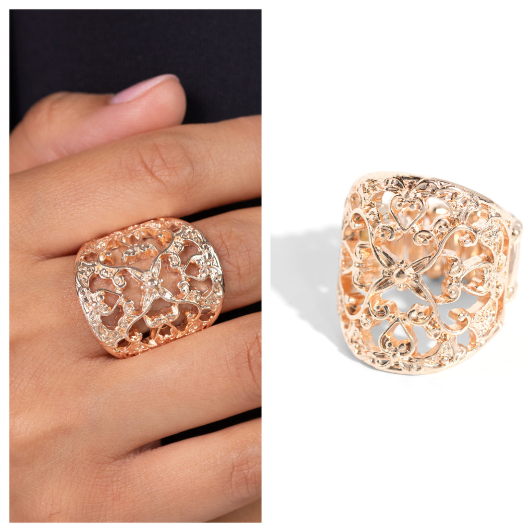 Paparazzi ♥ Transfixed Treasure - Rose Gold ♥ R401