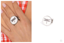 Load image into Gallery viewer, Paparazzi ♥ Debonair Dragonfly - White ♥ R431