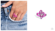Load image into Gallery viewer, Paparazzi ♥ Hybrid Heart - Pink ♥ R444