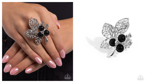 Paparazzi ♥ Luminescent Leaves - Black ♥ R462