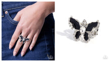 Load image into Gallery viewer, Paparazzi ♥ R513 Bewitching Butterfly - Black ♥ R513