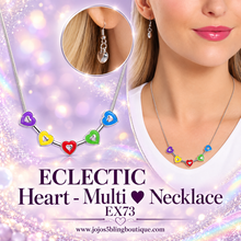 Load image into Gallery viewer, Paparazzi ♥ ECLECTIC Heart - Multi ♥ Necklace EX73