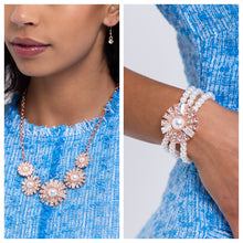 Load image into Gallery viewer, Paparazzi ♥ Gatsby Gallery Necklace &amp; Gifted Gatsby Bracelet  - Copper Set ♥ S101
